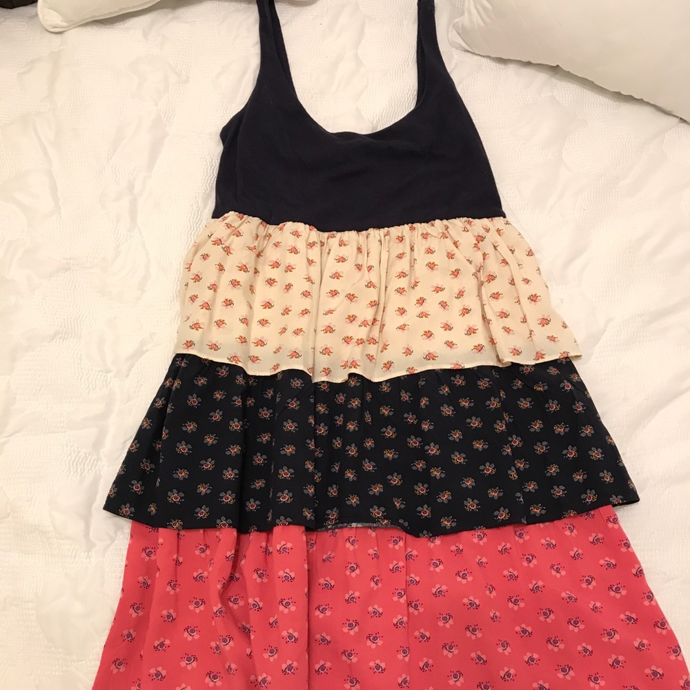 Lilka for Anthropologie Boho Tiered Dress S