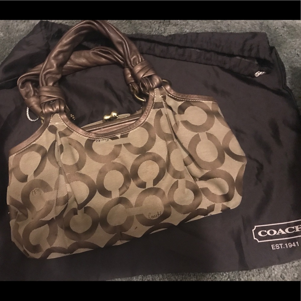Bronze Coach Tote