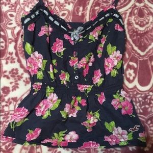 Hollister floral shirt
