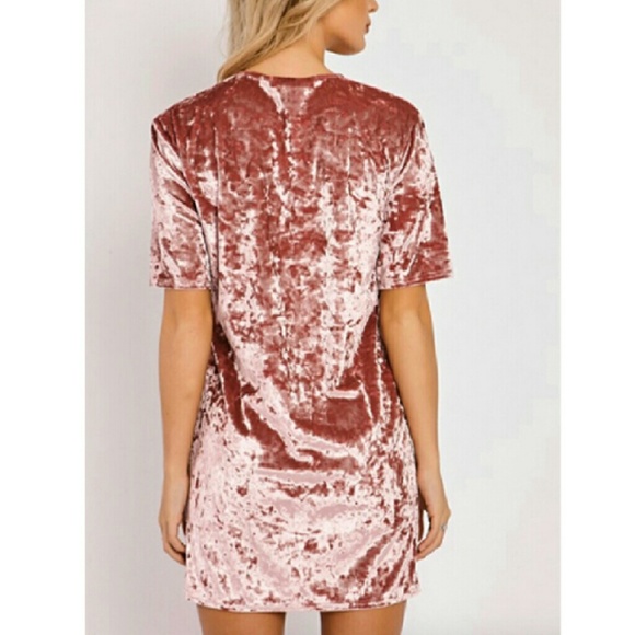 LAST ONE! ๐ HP ๐Crushed Velvet Mini Dress - Picture 3 of 5
