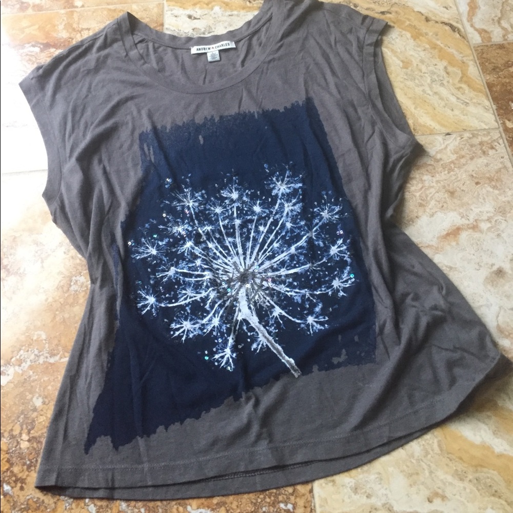 Andrew Charles Supersoft Fireworks hip-length T