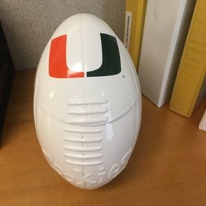 Miami hurricane cookie jar