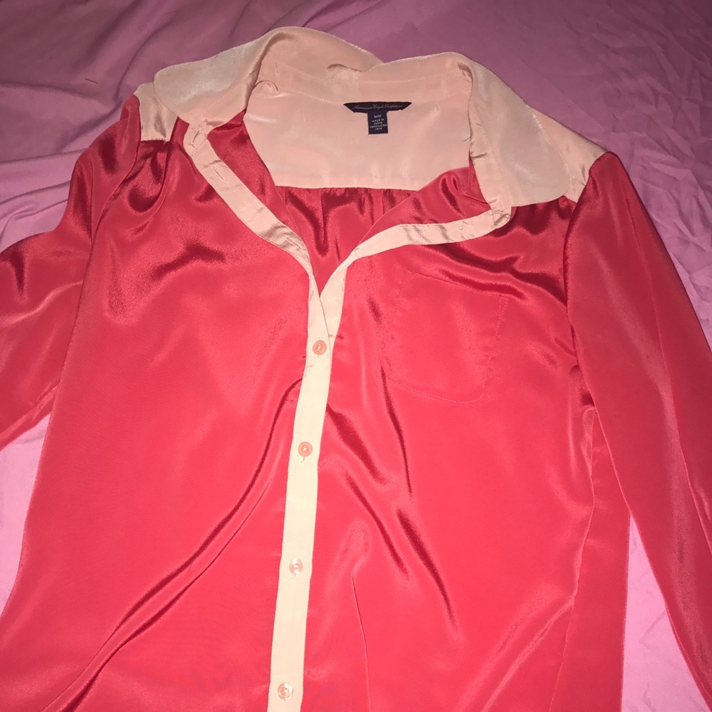 ‼️SOLD📦 American eagle silk blouse