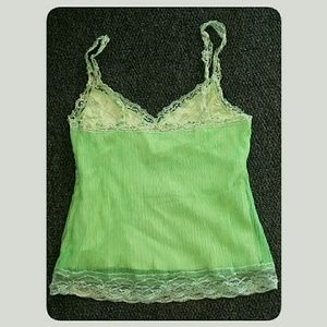 Sugarlips Tops - Sugar Lips Lime Green Bead Sequin Camisole Small Sugarlips Tops - Sugar Lips Lime Green Bead Sequin Camisole Small