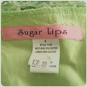 Sugarlips Tops - Sugar Lips Lime Green Bead Sequin Camisole Small Sugarlips Tops - Sugar Lips Lime Green Bead Sequin Camisole Small