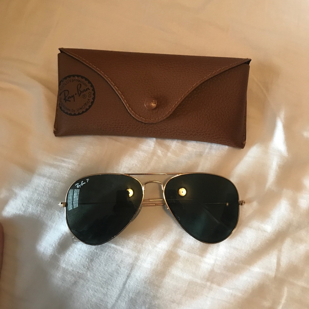 Polarized aviator ray bans