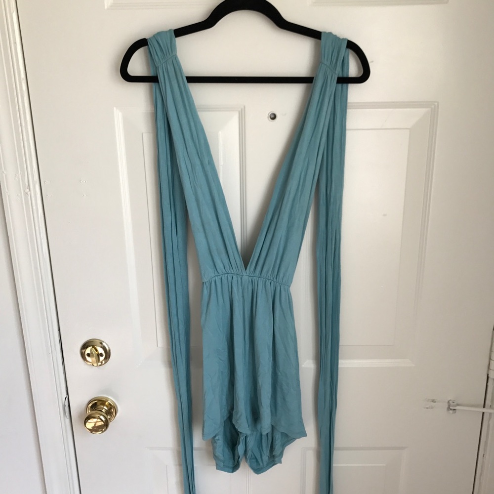 Sexy lulu's green jumpsuit size S