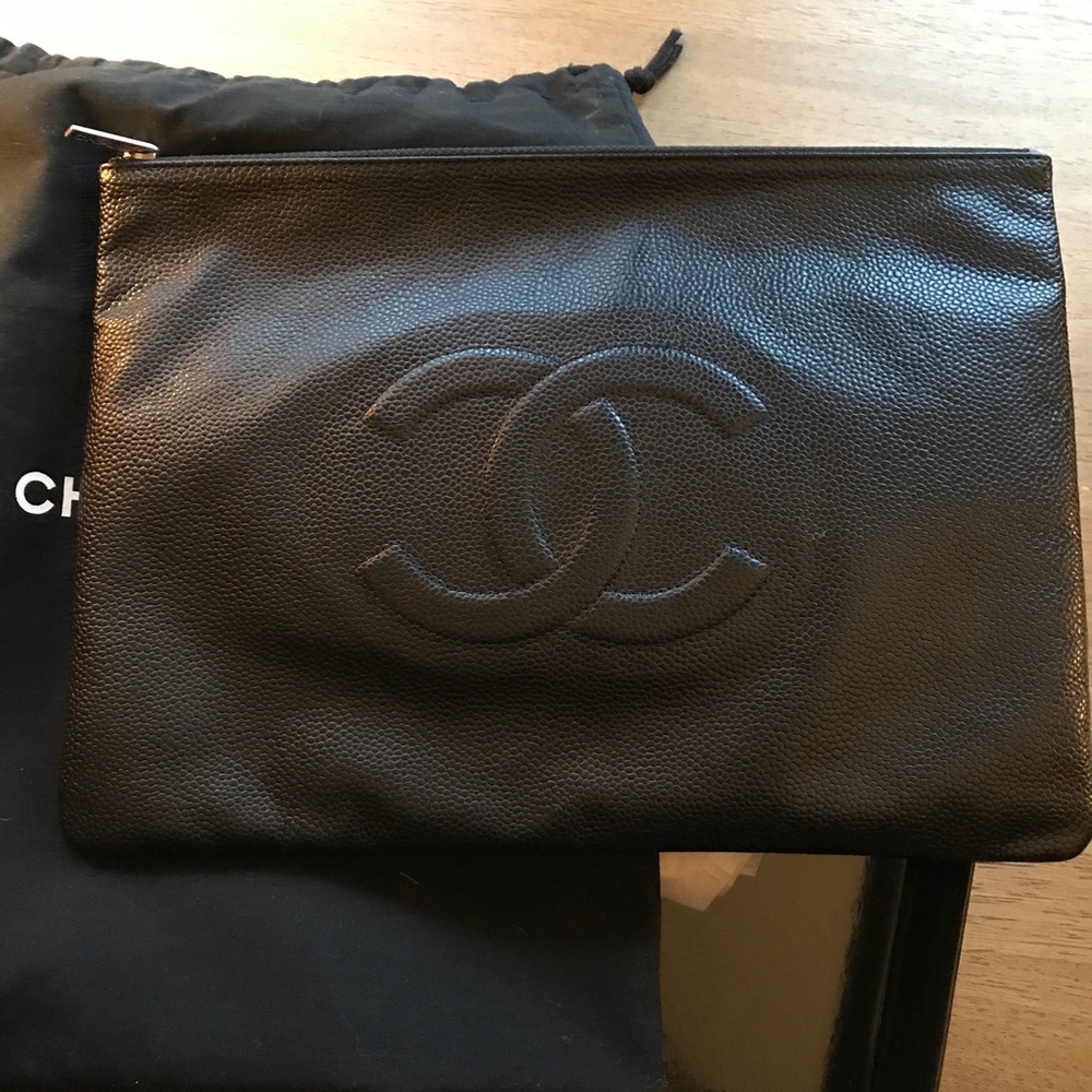 Authentic Chanel Pouch Clutch