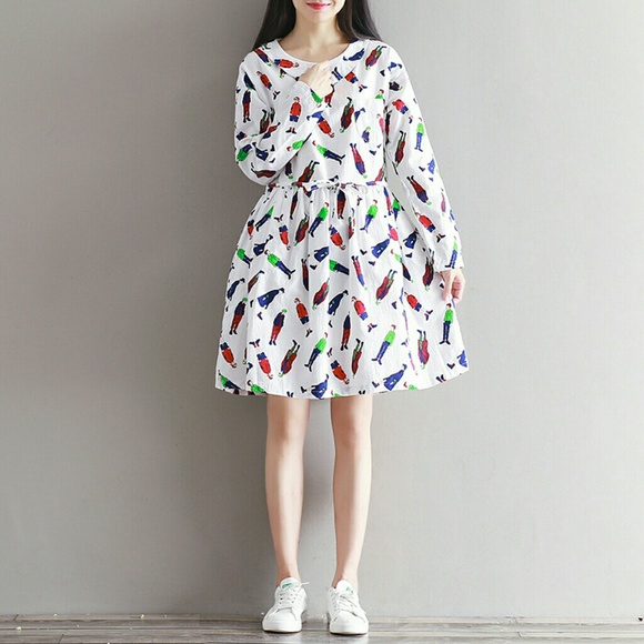 NEW Lovely Long Sleeve Midi Dress - Picture 5 of 5