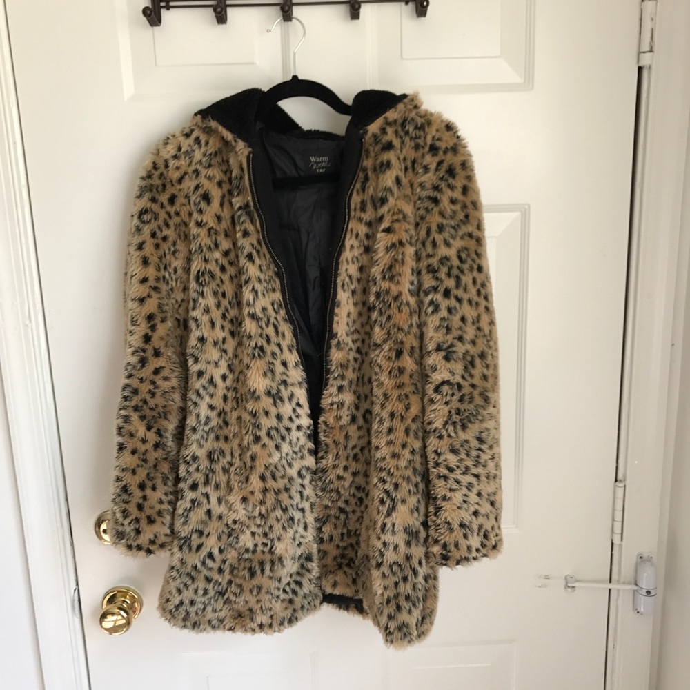 Zara TRF cheetah coat size S