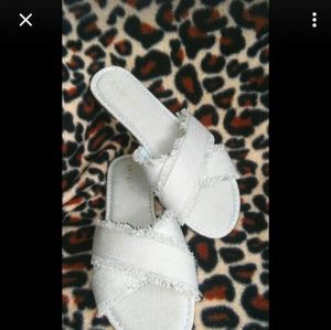 Distressed Bamboo slip-ons