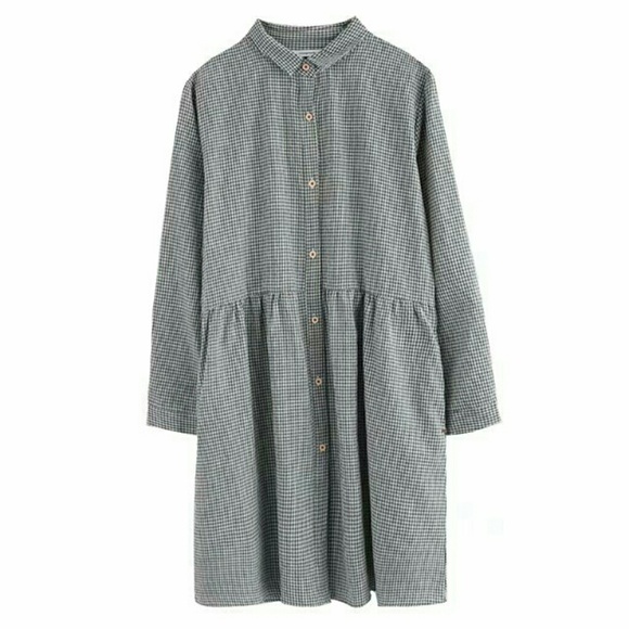 Plaid Long Dress - Picture 5 of 5