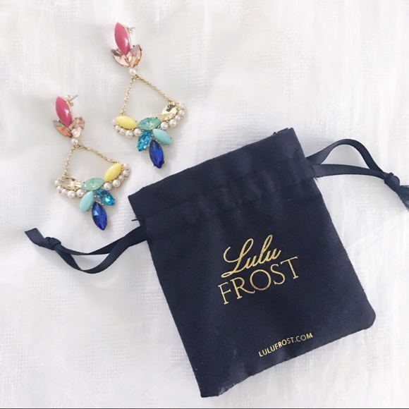 Lulu Frost Jewelry - Lulu Frost Colorful Jeweled Earrings in Gold