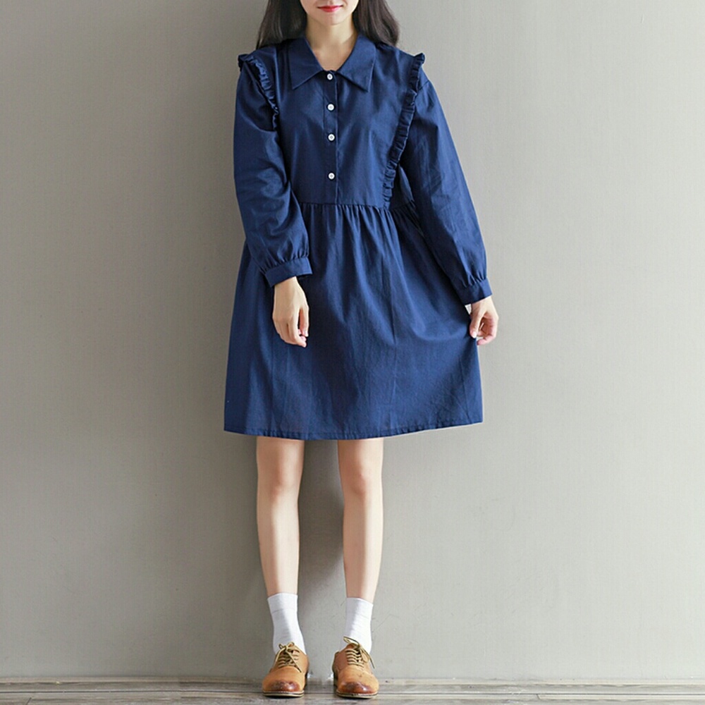 Long Sleeve Midi Dress - Picture 5 of 8