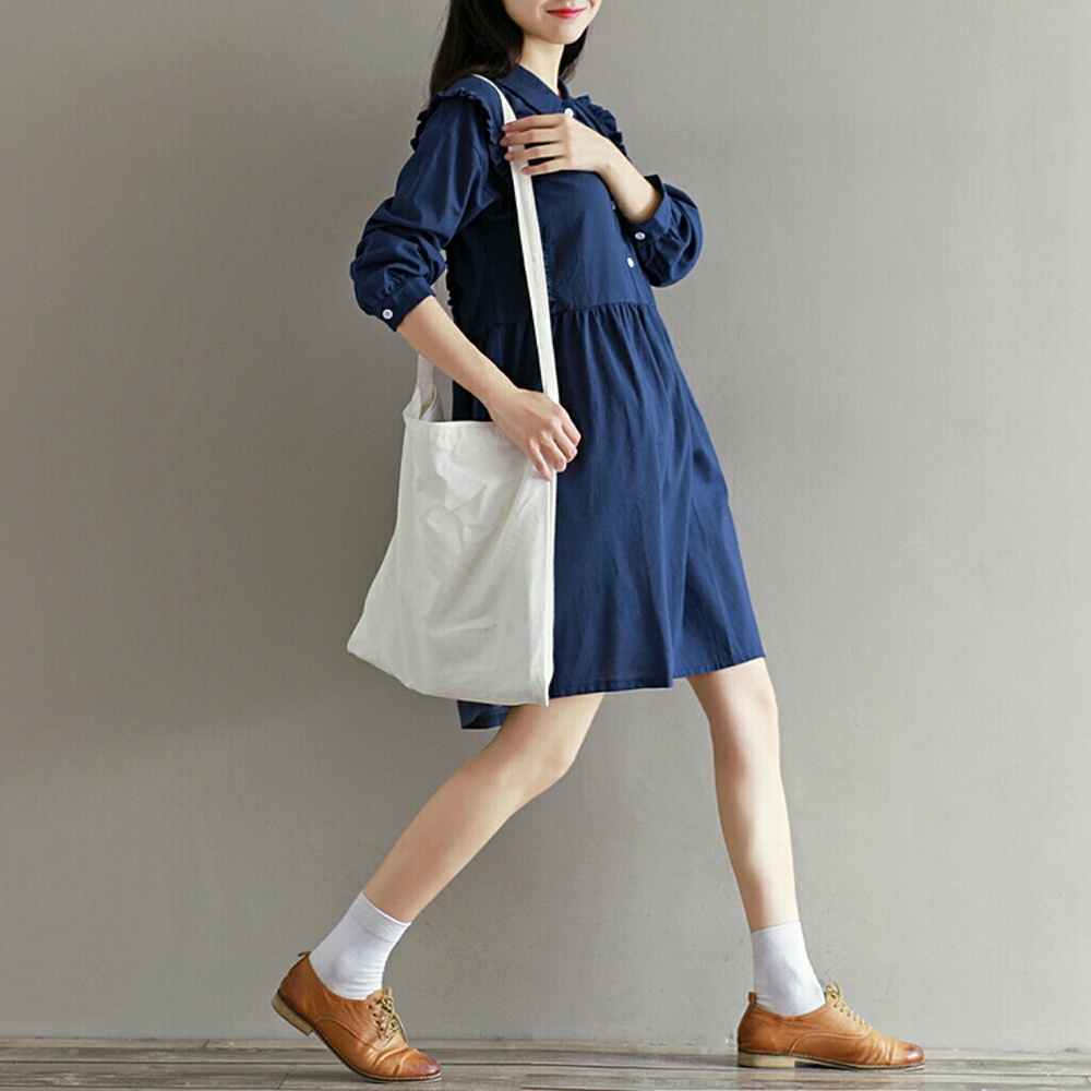 Long Sleeve Midi Dress - Picture 6 of 8