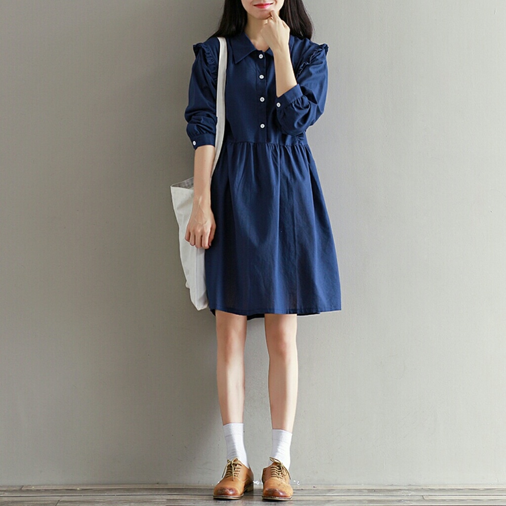 Long Sleeve Midi Dress - Picture 7 of 8