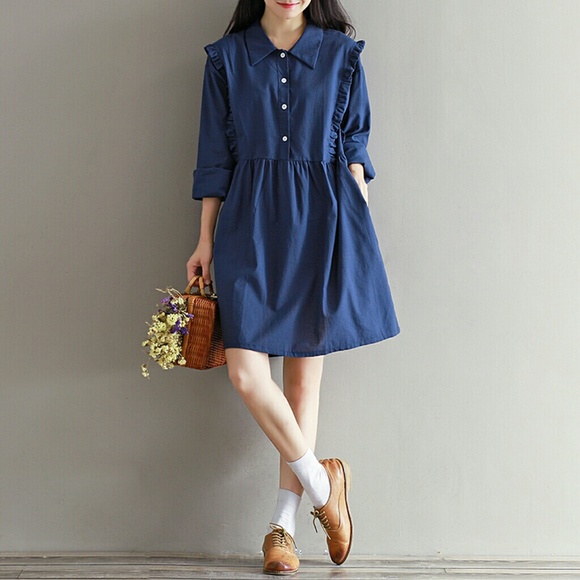 Long Sleeve Midi Dress - Picture 2 of 8