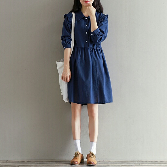 Long Sleeve Midi Dress - Picture 7 of 8