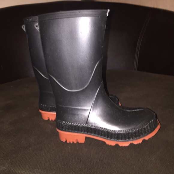 Other - Kids Black Rain boots Never Worn Size 9