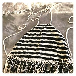 Boho California Knit Halter Crop Top 🌵☀️