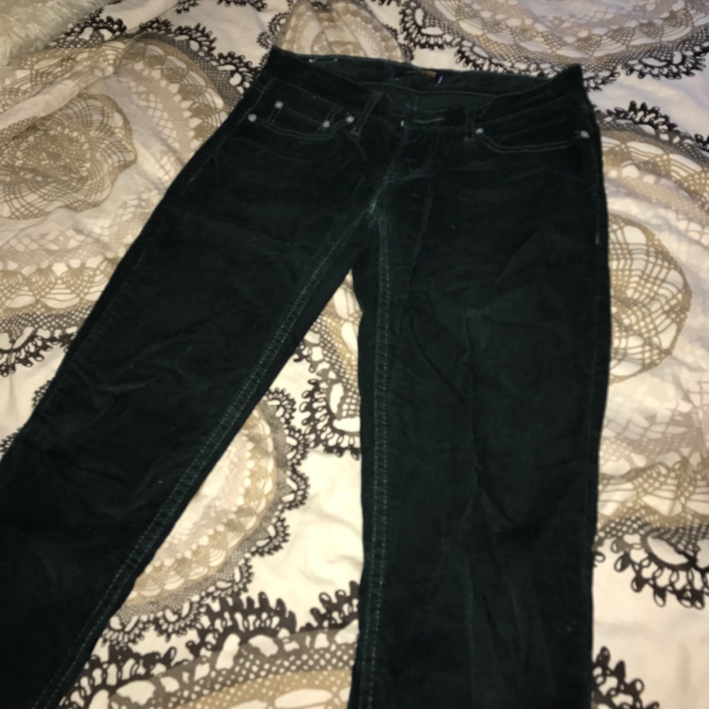 Dark green Levi Corduroys