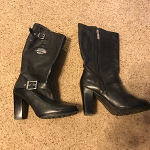 Genuine Harley Davidson Motorcycle Boots.
