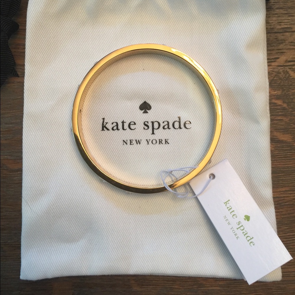 NWT Kate Spade ♠️ Spot the Spade Bangle Bracelet - Picture 4 of 4