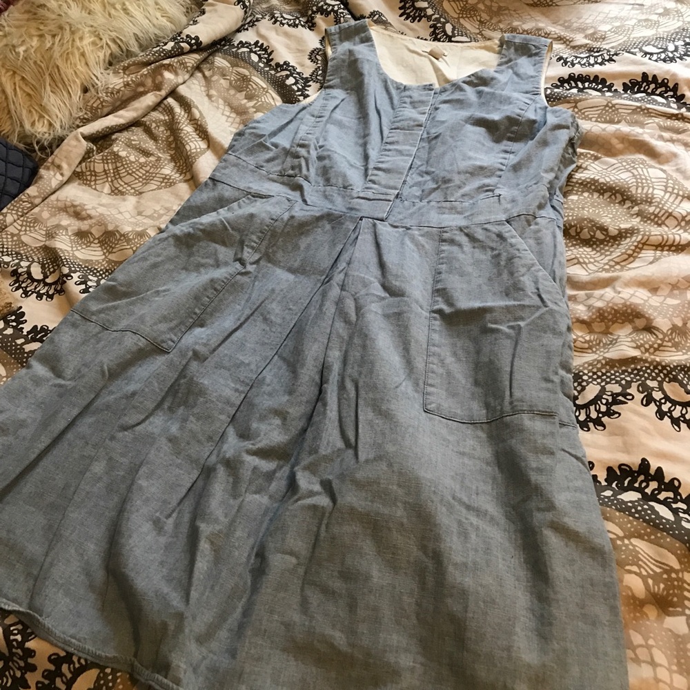 J Crew denim dress (WITH POCKETS!)