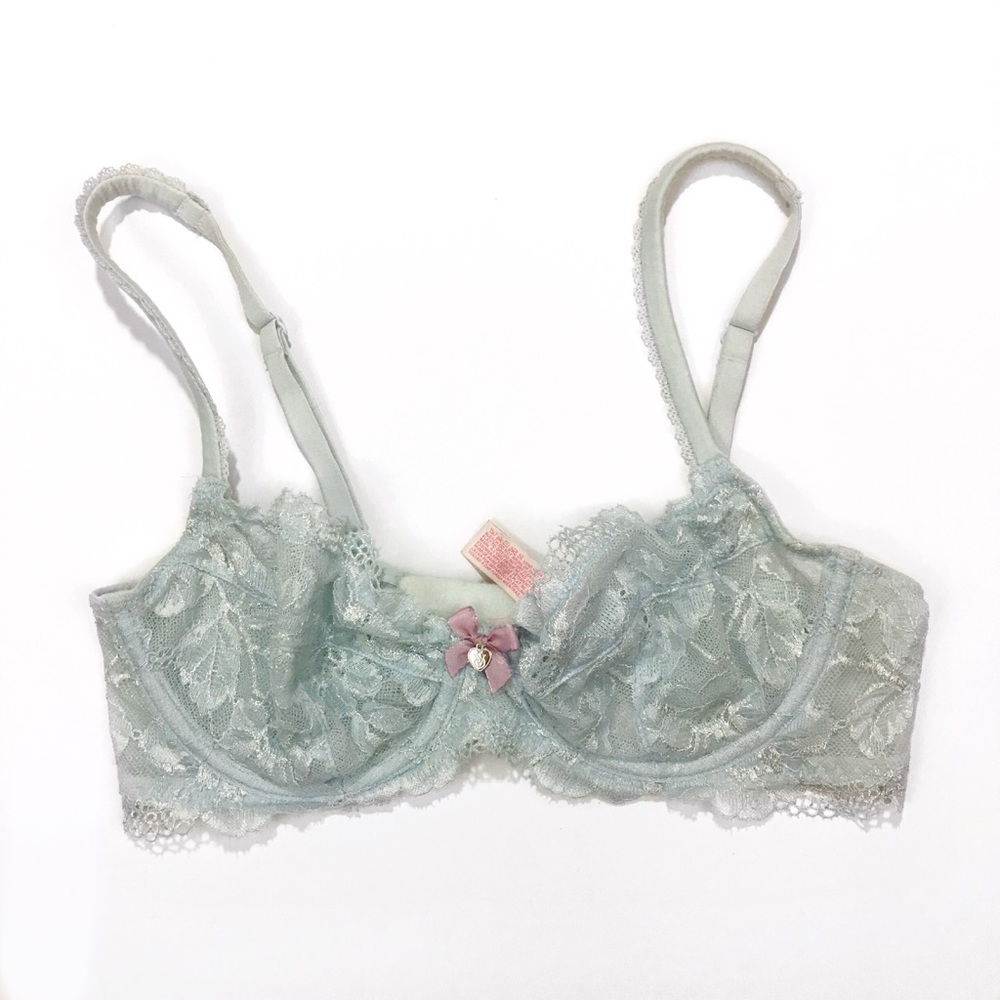 {Victoria's Secret} Light Blue & Lilac Unlined Bra