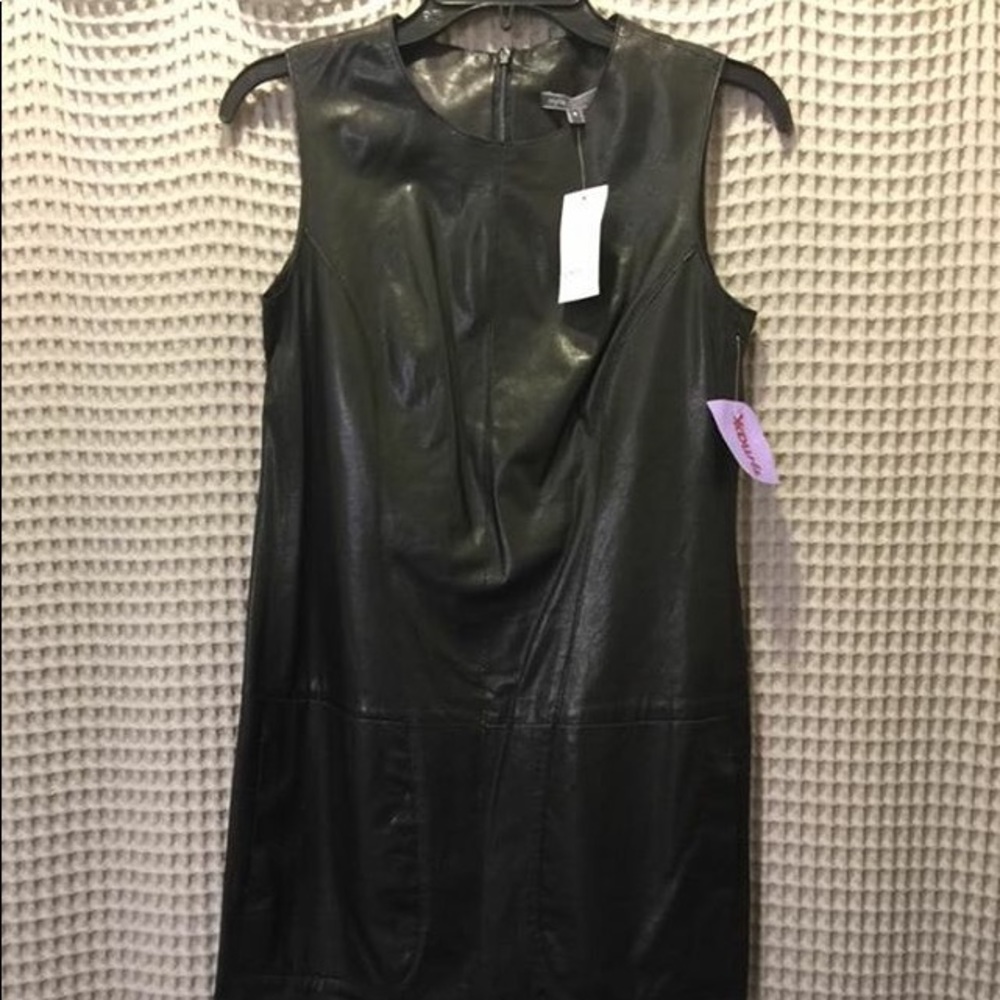 Vince leather shift dresses