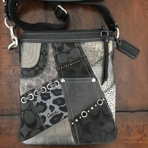 Coach Black/multi cross body bag