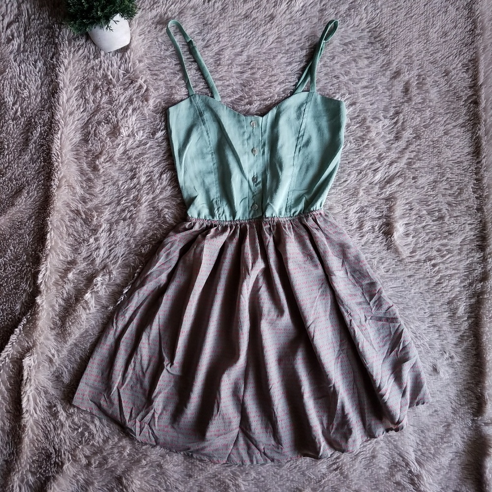 Peppermint Sleeveless Mint Dress