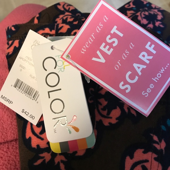 πΏ Open Front Vest/SCARF πΏ - Picture 9 of 9