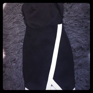 Body Con V-Cut Dress