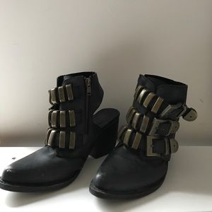 Jeffrey Campbell Buckle Boots