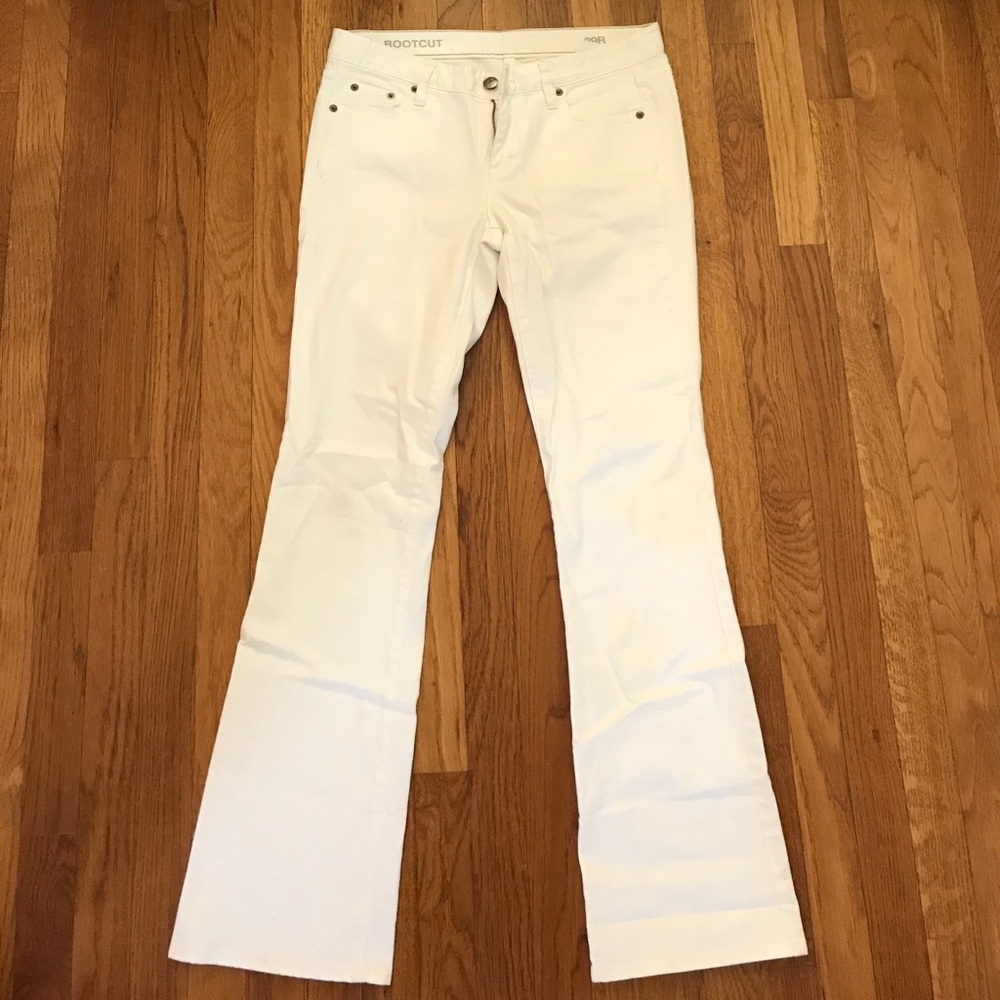 J Crew white jeans