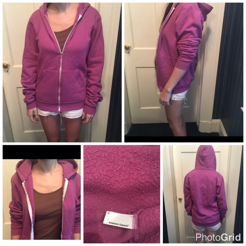 American Apparel Hoodie Sweatshirt LIKE NEW & RARE