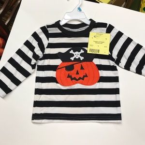 Pumpkins and Poppies boys Halloween shirt 2T