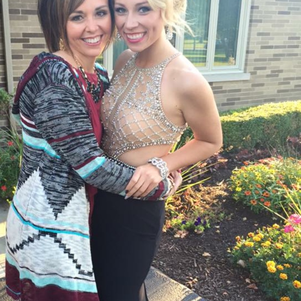 Sherri Hill long black HC dress