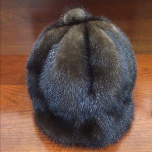 Mink fur hat