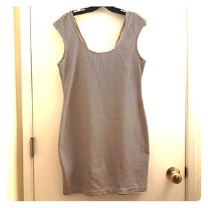 Lt Pink Striped lightweight BCBG Generation dress