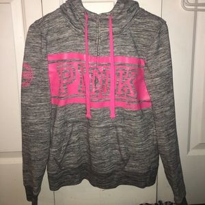 Victoria's Secret PINK Zip Hoodie (Small)