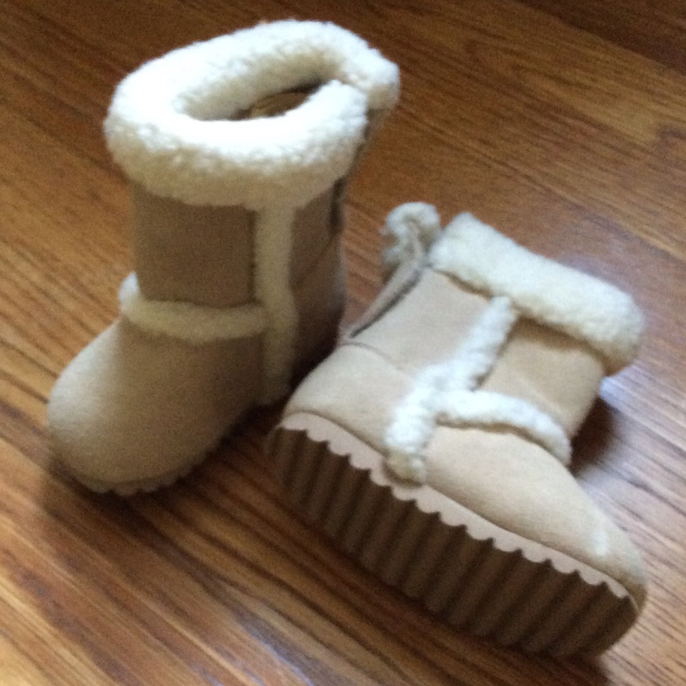 Suede boots for winter