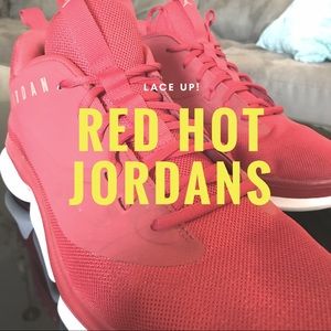 Red Hot Jordans size 14