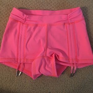 Lululemon Pink Spandex Shorts (Size 2)