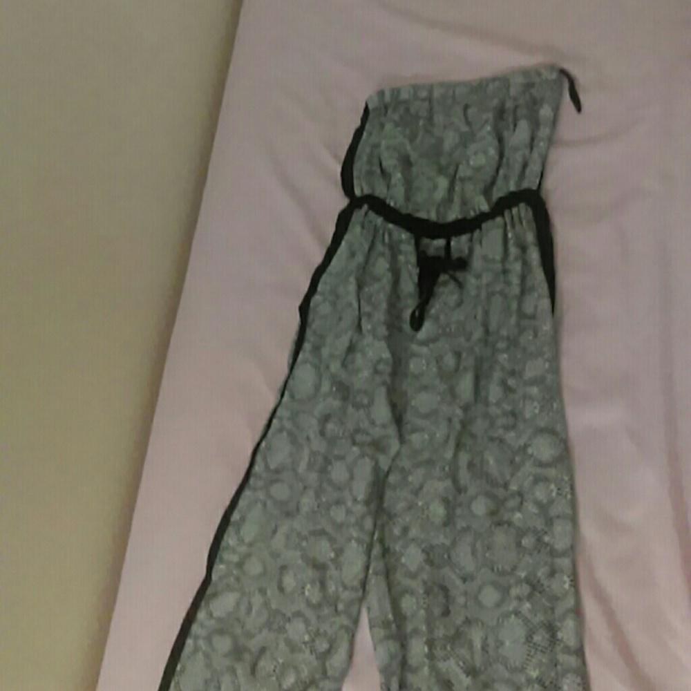 Tube top romper