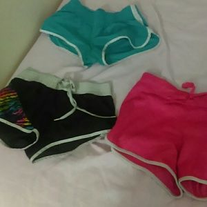 Three pairs of shorts