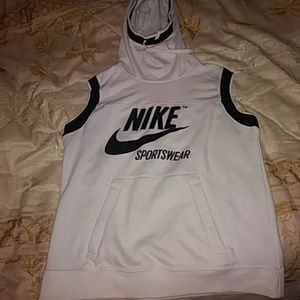 Nike short sleeve hoodie