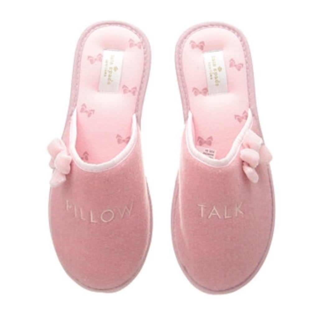 NWT Kate Spade “Pillow Talk” Barrone slippers