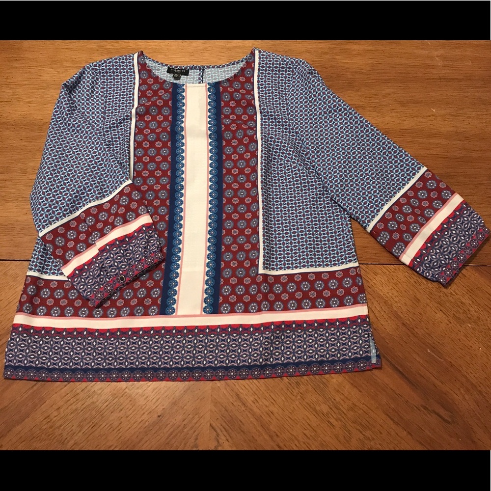 Talbots Petite Paisley Patter Women Size Medium MP